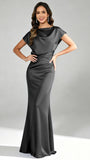 Satin Mermaid Floor Length Mother of The Bride Dresses