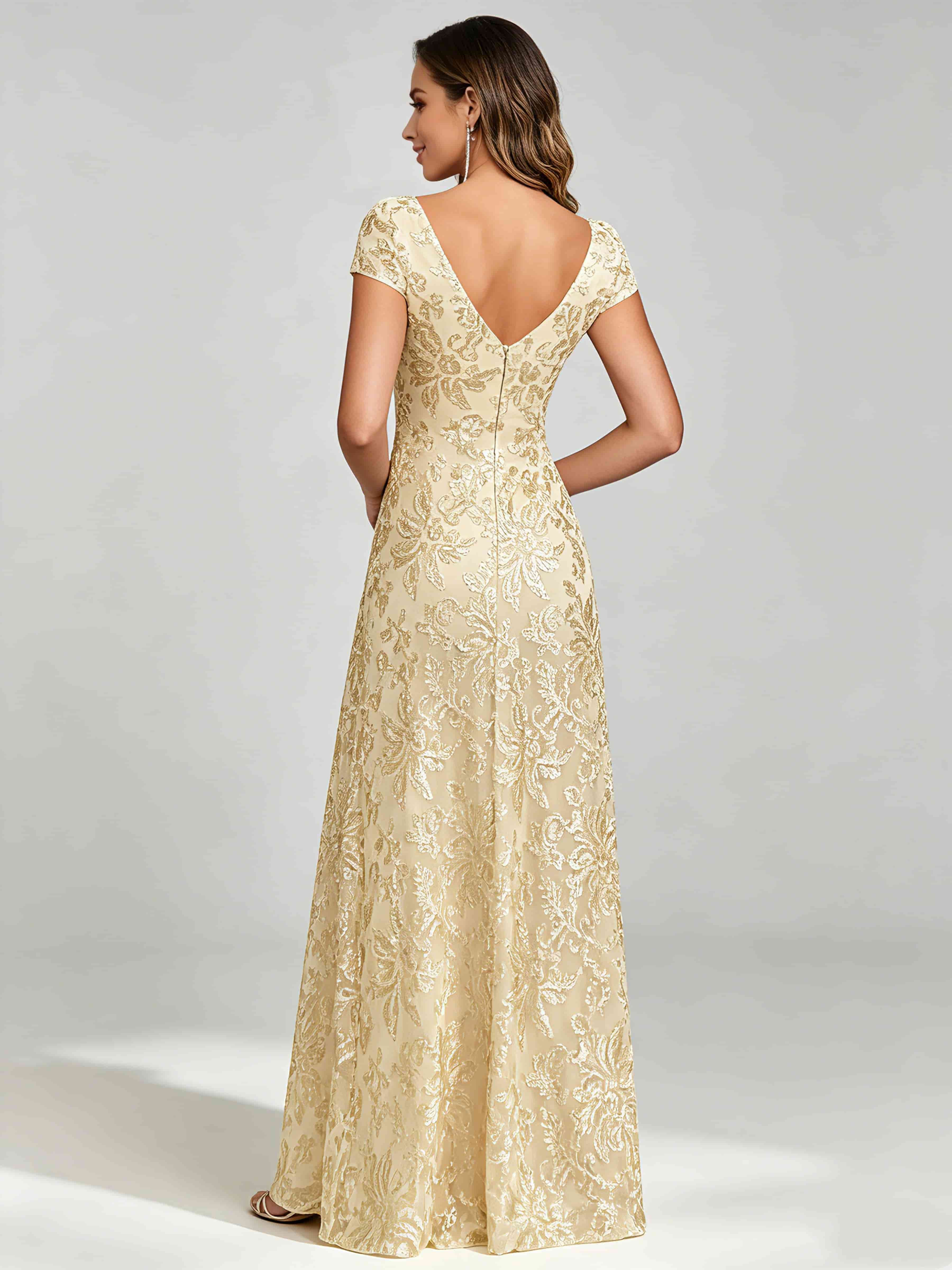 Sequin Sparkly Dressy Mother of The Bride Dresses for Women