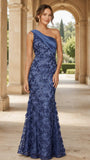 One Shoulder Sequin Sparkly Mermaid Mother of The Bride Dress