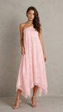 One Shoulder Jacquard Chiffon Backless Wedding Guest Dress Formal Party Gown
