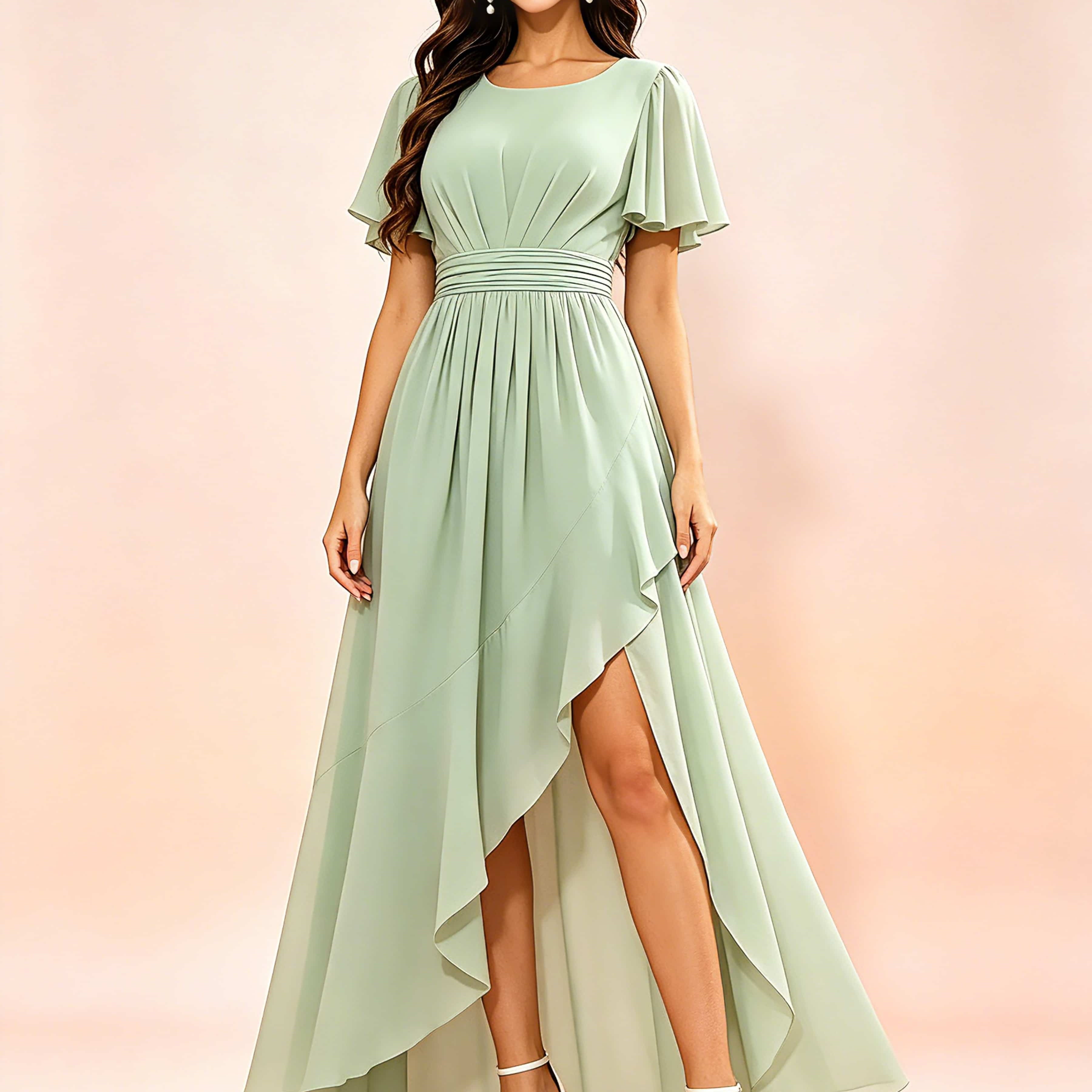 High Low Bridesmaid