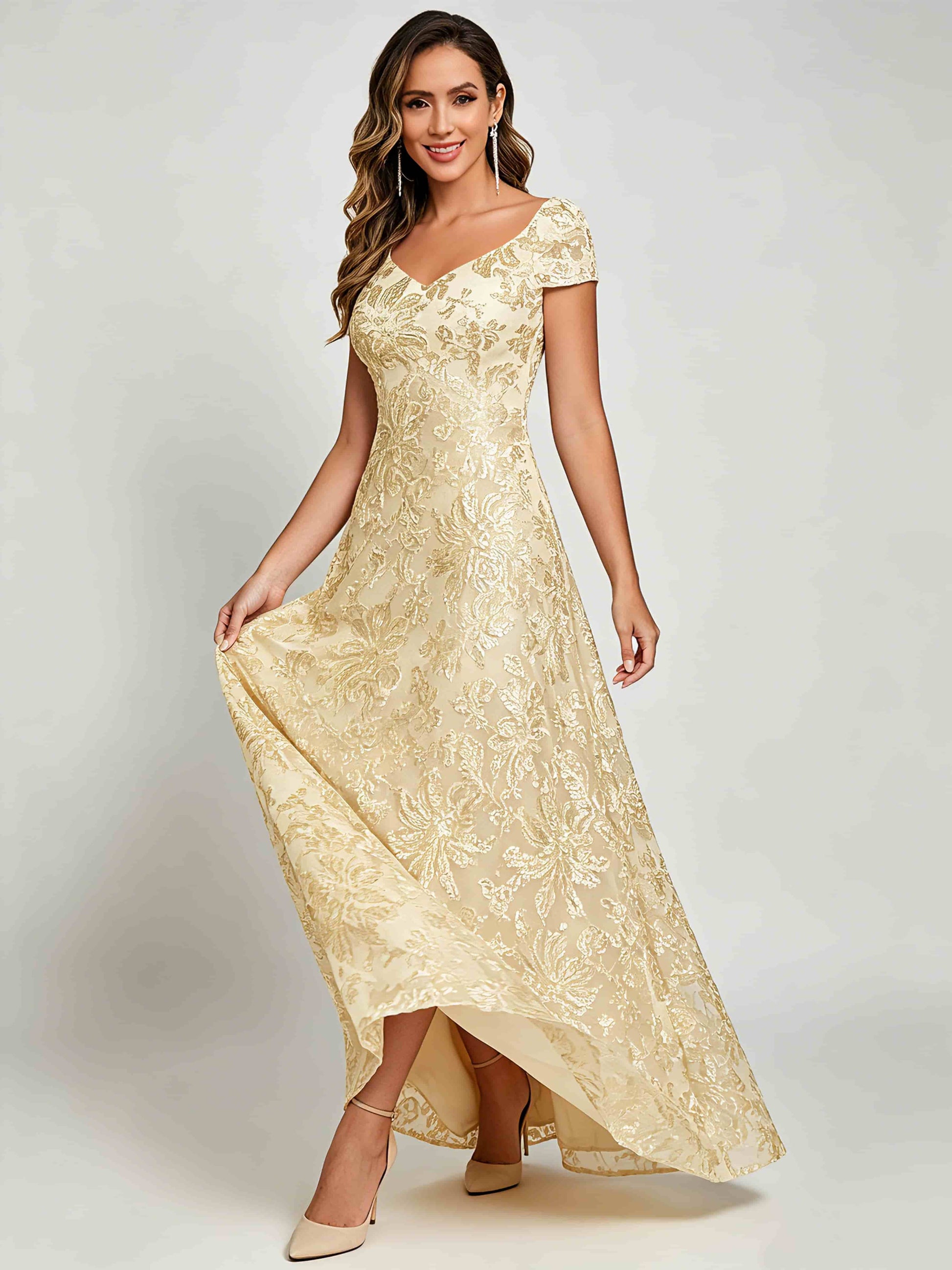 Sequin Sparkly Dressy Mother of The Bride Dresses for Women