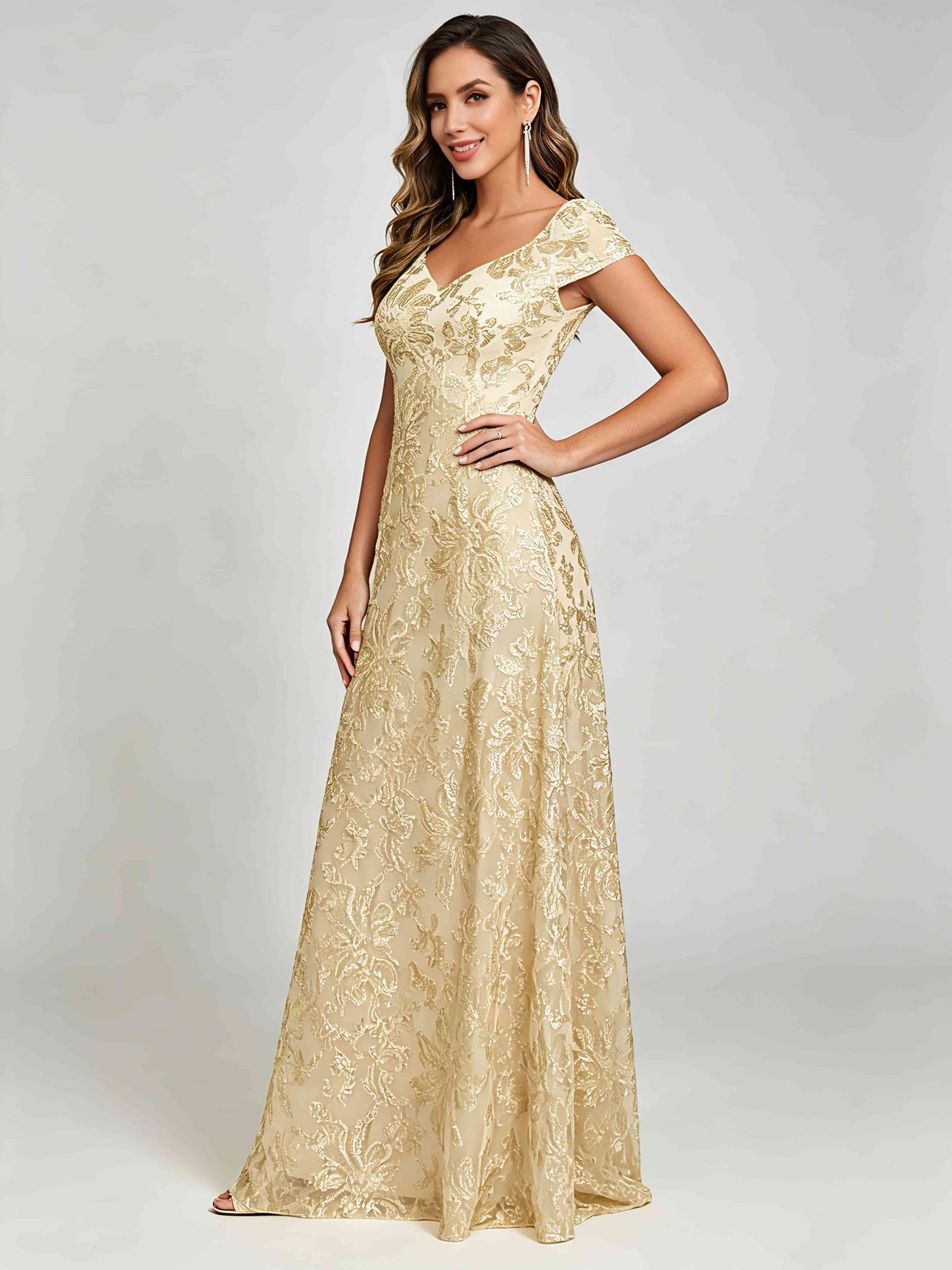 Sequin Sparkly Dressy Mother of The Bride Dresses for Women