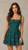 Square Neck Backless Sequin Sparkly Short Homecoming Dress