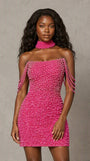Pearl Bodycon Short Homecoming Dresses Mini Prom Party Gown